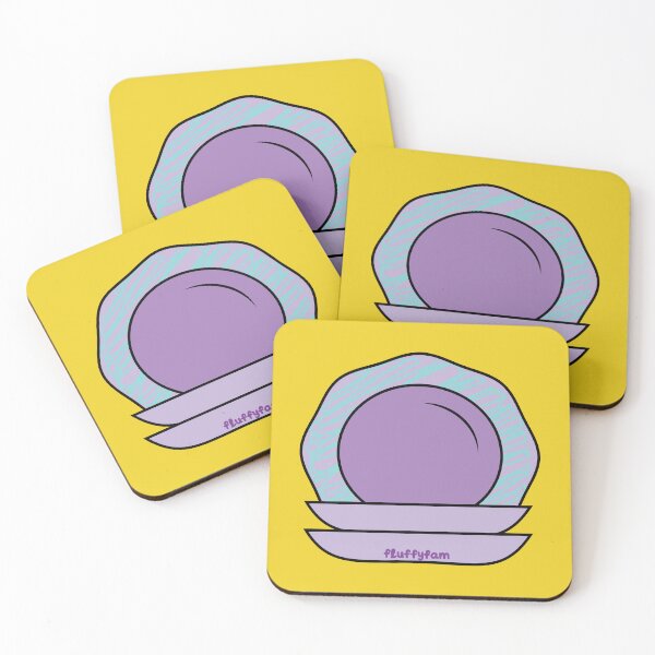 Item preview, Dining plate table wear cute designed and sold by fluffyfamcraft.