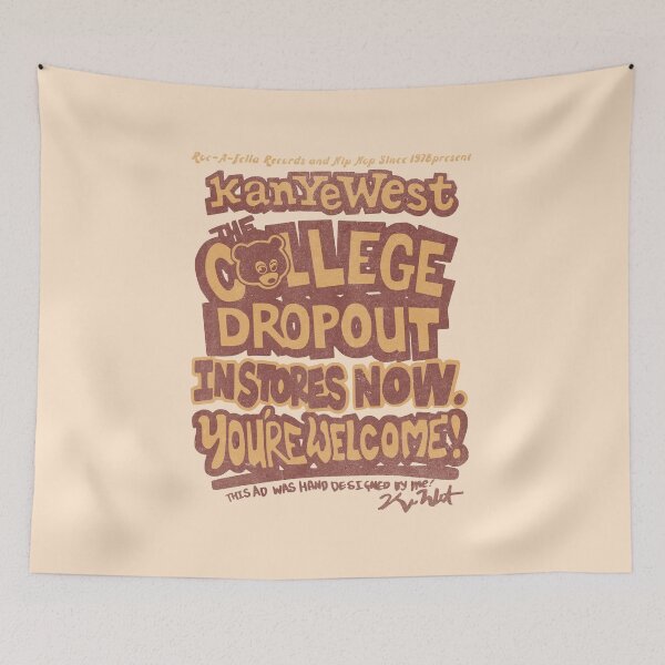 Item preview, Vintage College Dropout Kanye West Graphic designed and sold by NapkinDesigns.