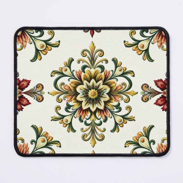Item preview, Baroque Folk Art Embroidery Seamless Pattern | Royal Floral Digital Paper & ethnic Slavic traditional decor designed and sold by TheGaliyaStudio.
