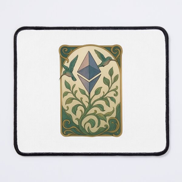 Item preview, Ethereum plant growing upward designed and sold by RobinDoodles.