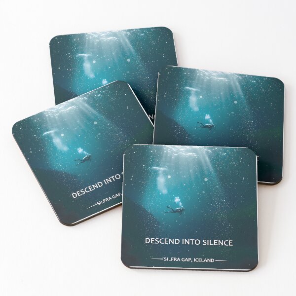 Item preview, Descend Into Silence – Silfra Gap Iceland (1) designed and sold by InkoraLab.