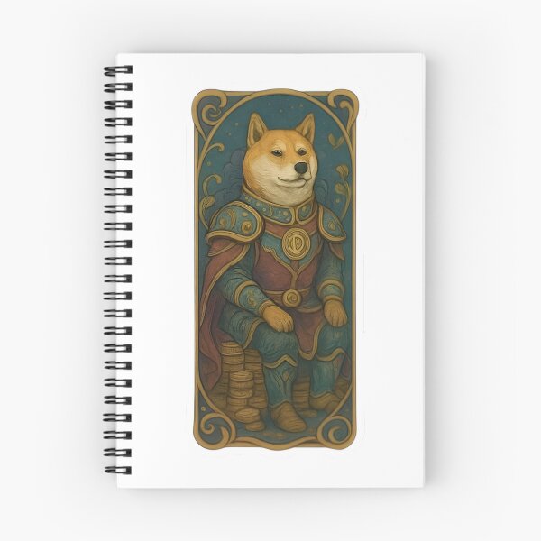 Item preview, Doge knight in golden armor designed and sold by RobinDoodles.
