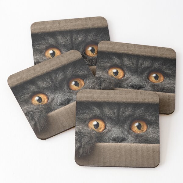 Item preview, Gray Persian Cat in Box 01 designed and sold by Elisabeth Lucas.