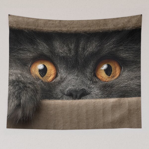 Item preview, Gray Persian Cat in Box 01 designed and sold by Elisabeth Lucas.