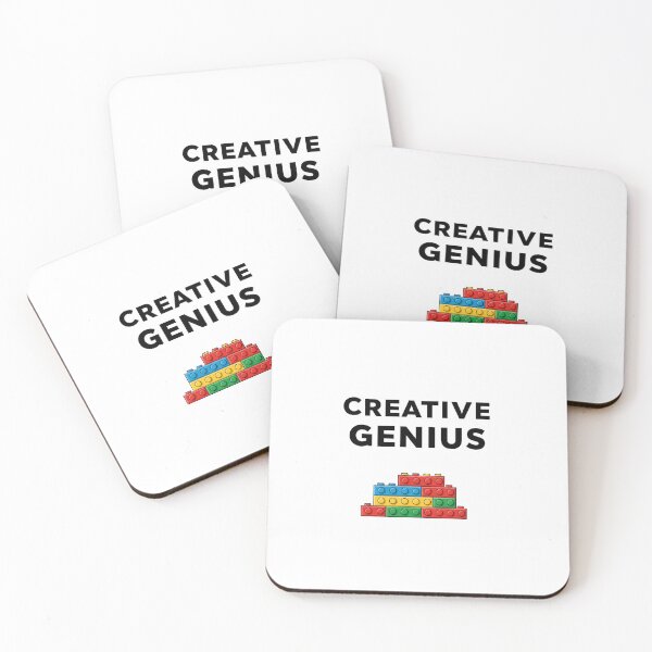 Item preview, Creative Genius | Colorful Building Blocks | Inspired Art Design designed and sold by Colorful-Garden.