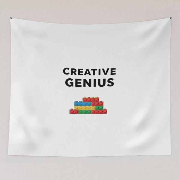 Item preview, Creative Genius | Colorful Building Blocks | Inspired Art Design designed and sold by Colorful-Garden.