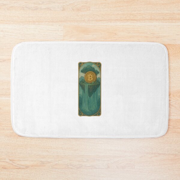 Item preview, Floating island with Bitcoin monument designed and sold by RobinDoodles.