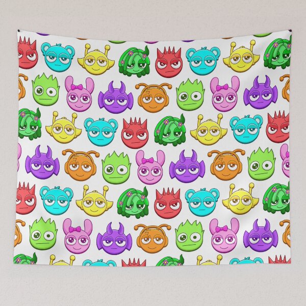Item preview, Sprunkies Cute Characters Seamless Pattern designed and sold by Gamify Store.