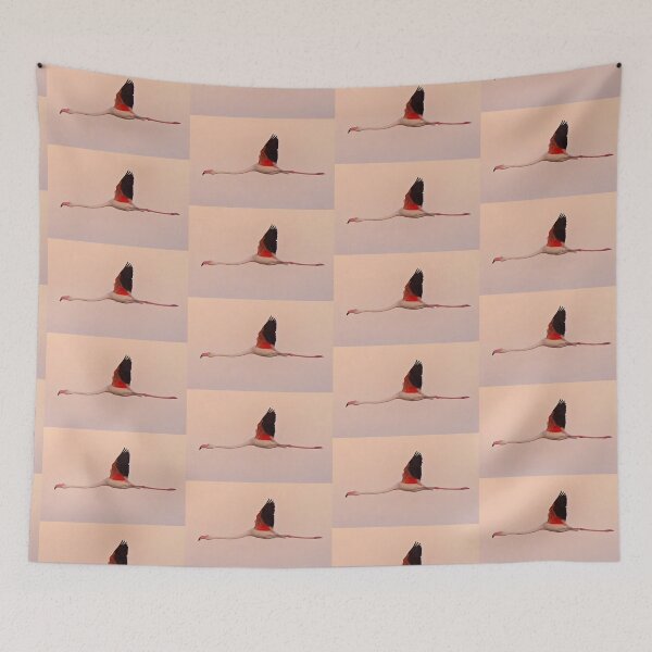 Item preview, "Flamingo in Midair Grace" designed and sold by ViktoriaLens.