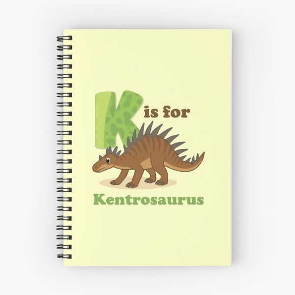 Item preview, K is for Kentrosaurus | Cute Dinosaur Alphabet Poster Kids Room Decor designed and sold by FilizDesigner.