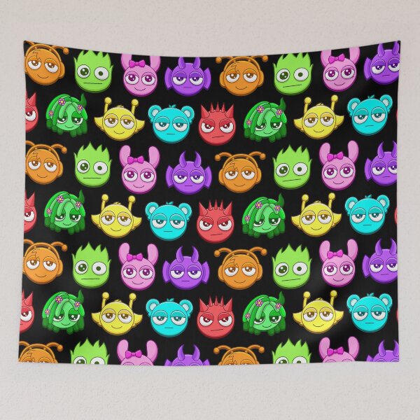 Item preview, Sprunkies Cute Characters Seamless Pattern designed and sold by Gamify Store.