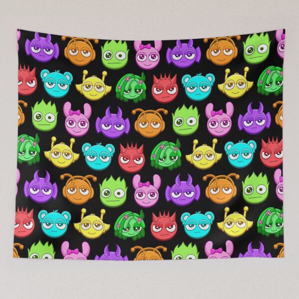 Item preview, Sprunkies Cute Characters Seamless Pattern designed and sold by Gamify Store.