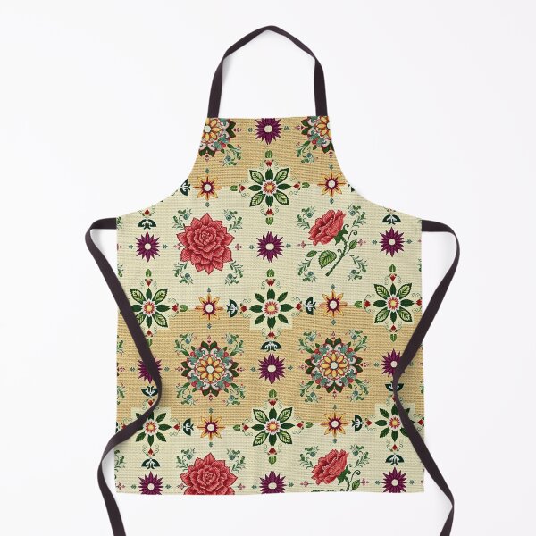 Item preview, Vintage Floral Embroidery Seamless Pattern designed and sold by TheGaliyaStudio.
