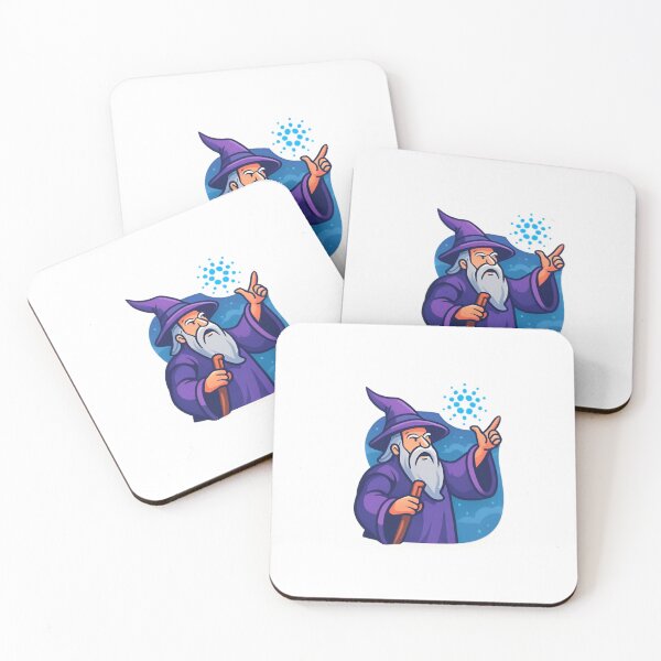 Item preview, Cardano wizard casting magic designed and sold by RobinDoodles.