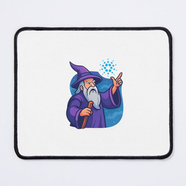 Item preview, Cardano wizard casting magic designed and sold by RobinDoodles.