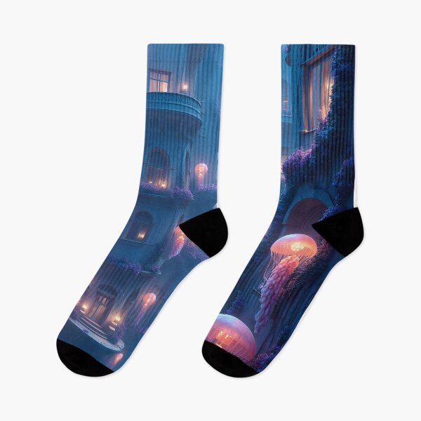 Item preview, Luminescent City of Jellyfish Lights designed and sold by oanaunciuleanu.