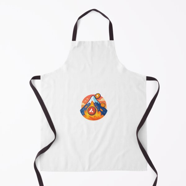 Item preview, Avalanche volcano with crypto coins designed and sold by RobinDoodles.