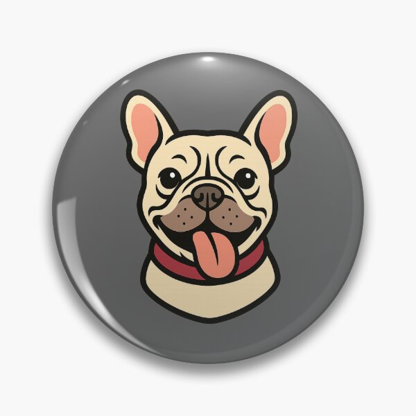 Item preview, French Bulldog Logo – Cute & Stylish Illustration designed and sold by CreativeThoughts .