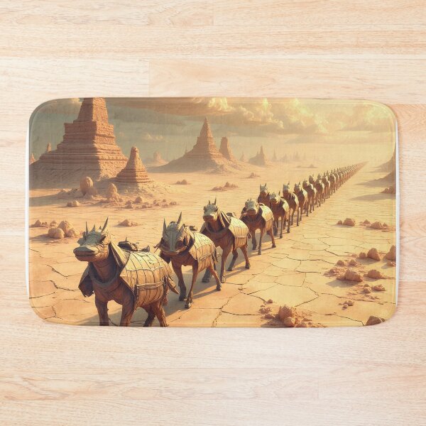 Item preview, The Endless Caravan of the Desert Guardians designed and sold by oanaunciuleanu.