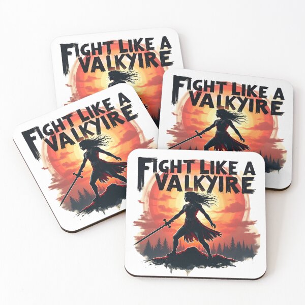 Item preview, Fight Like a Valkyrie – Bold Vintage Battle Scene Sunset Design designed and sold by skysshobu.