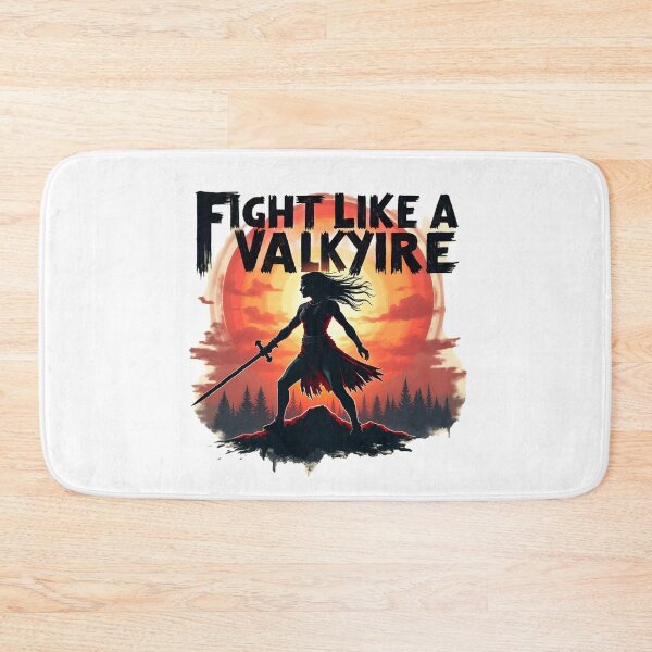 Item preview, Fight Like a Valkyrie – Bold Vintage Battle Scene Sunset Design designed and sold by skysshobu.