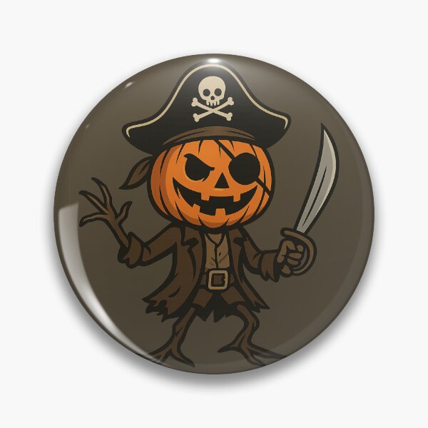 Item preview, Copy of Pirate Pumpkin Halloween – Fun & Spooky Illustration designed and sold by CreativeThoughts .