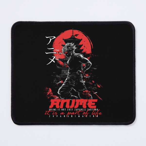 Item preview, Anime red part of life, pagode - black knockout designed and sold by MaveArts.