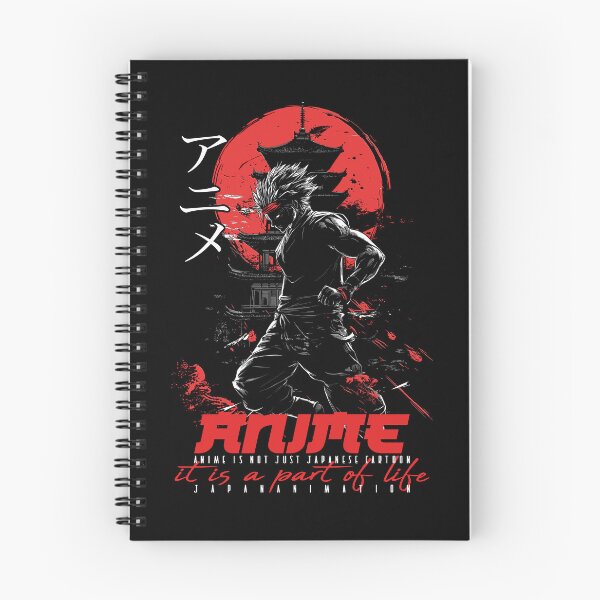 Item preview, Anime red part of life, pagode - black knockout designed and sold by MaveArts.