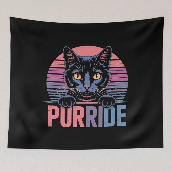 Item preview, Bisexual Cat Bi Pride Flag LGBTQ designed and sold by blueyeeti.