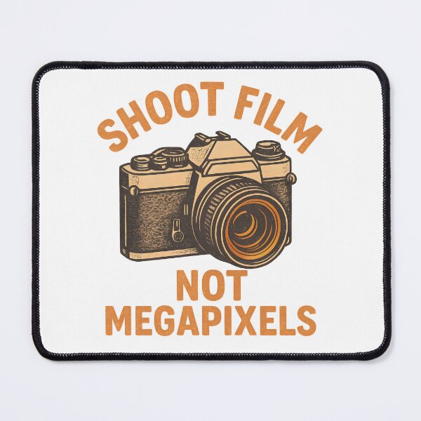 Item preview, Shoot Film Not Megapixels Retro Camera T-Shirt – Analog Photography Vintage Design for Film Lovers and Photographers designed and sold by Glownfun.