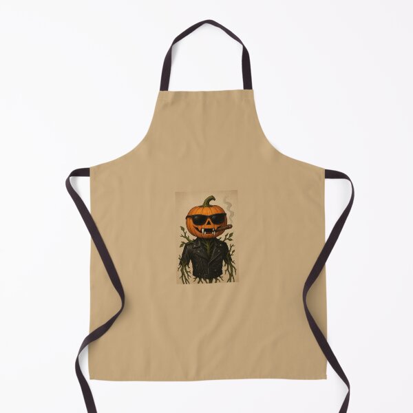 Item preview, Cool Pumpkin Head Halloween Illustration – Spooky Biker Cigar Art designed and sold by CreativeThoughts .