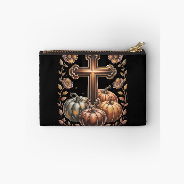 Item preview, Boho Floral Pumpkin Cross Fall Jesus Christian Faith Autumn designed and sold by blueyeeti.
