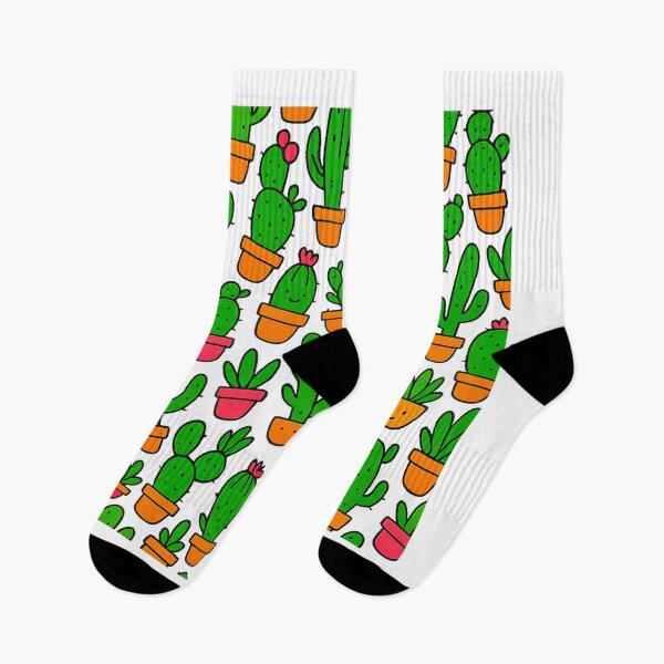 Item preview, Cute Colourful Cartoon Cactus Pattern designed and sold by PitselehStudio.