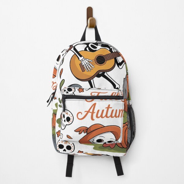 Item preview, Fall Breeze and Autumn Leaves Skeleton Pumpkin Spice designed and sold by blueyeeti.