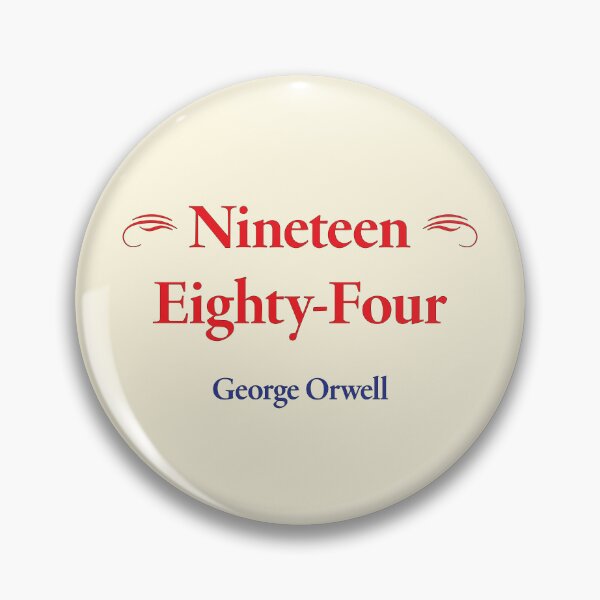 Item preview, George Orwell, Nineteen Eighty-Four, Classic Literature designed and sold by CharlottePlaceArt.