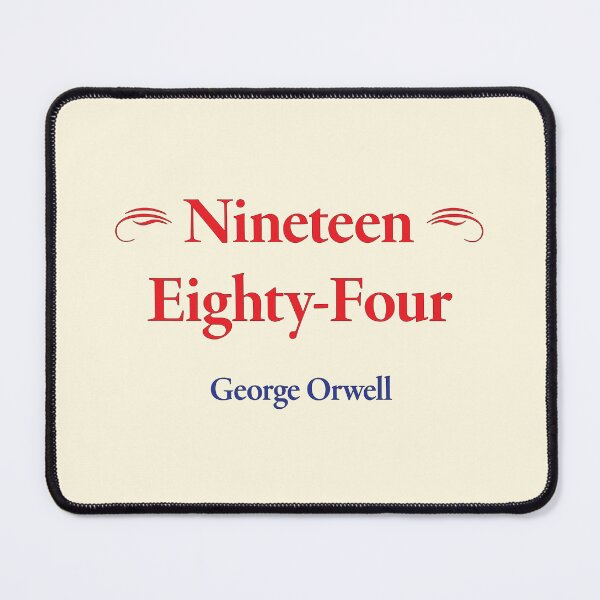 Item preview, George Orwell, Nineteen Eighty-Four, Classic Literature designed and sold by CharlottePlaceArt.
