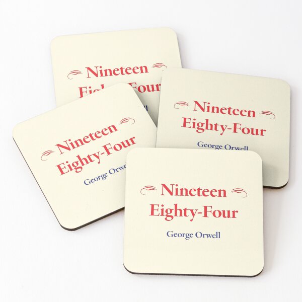 Item preview, George Orwell, Nineteen Eighty-Four, Classic Literature designed and sold by CharlottePlaceArt.