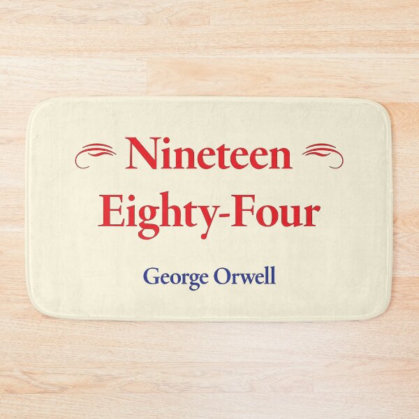 Item preview, George Orwell, Nineteen Eighty-Four, Classic Literature designed and sold by CharlottePlaceArt.