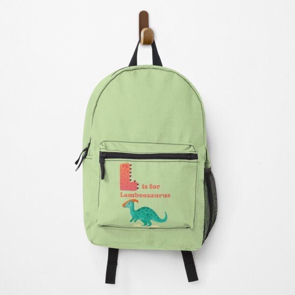 Item preview, “L is for Lambeosaurus | Cute Dinosaur Alphabet Poster for Kids” designed and sold by FilizDesigner.