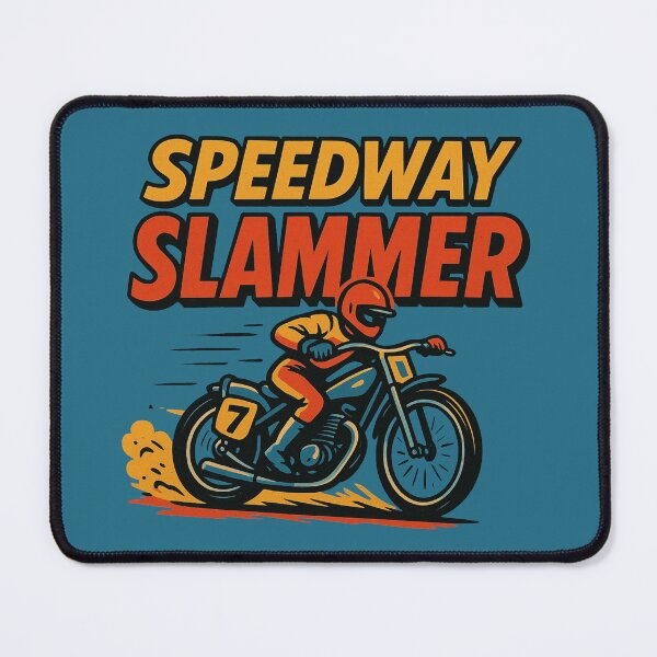 Item preview, Speedway Slammer - Classic Racing Gifts designed and sold by Prints-by-Olaf.