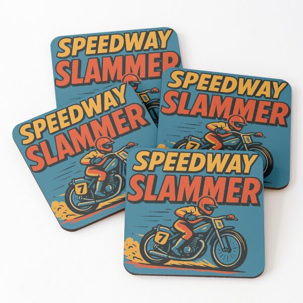 Item preview, Speedway Slammer - Classic Racing Gifts designed and sold by Prints-by-Olaf.