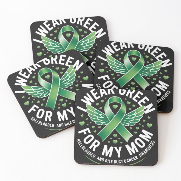 Item preview, I Wear Green For My Mom Bile Ducts Gallbladder Cancer designed and sold by ConceptualVibes.