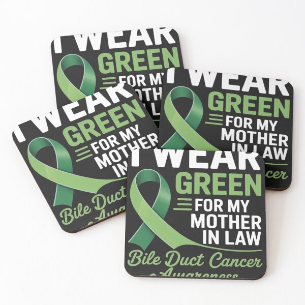 Item preview, I Wear Green For My Mother In Law Bile Duct Cancer designed and sold by ConceptualVibes.