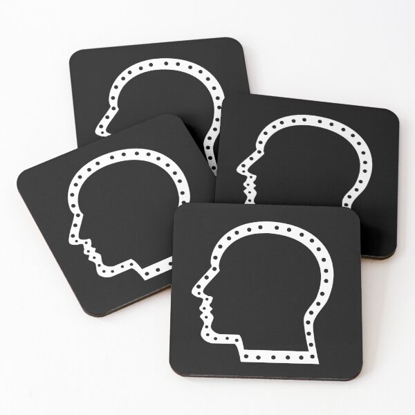 Item preview, Black and white head designed and sold by GasconyPassion.