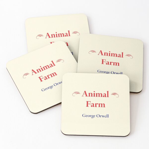 Item preview, George Orwell, Animal Farm, Classic Literature designed and sold by CharlottePlaceArt.