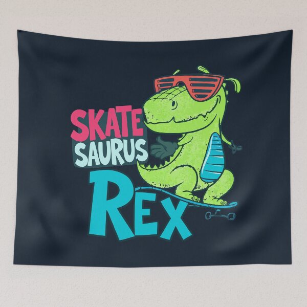 Item preview, Skate Saurus Rex – Cool Dinosaur on Skateboard Cartoon Design designed and sold by TastefulDesigns.