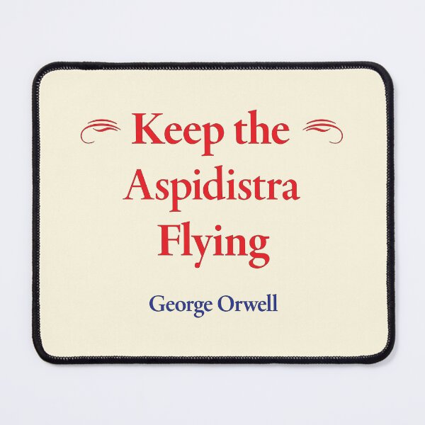 Item preview, George Orwell, Keep the Aspidistra Flying, Classic Literature designed and sold by CharlottePlaceArt.