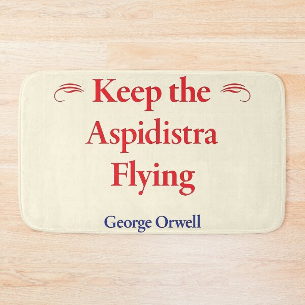 Item preview, George Orwell, Keep the Aspidistra Flying, Classic Literature designed and sold by CharlottePlaceArt.