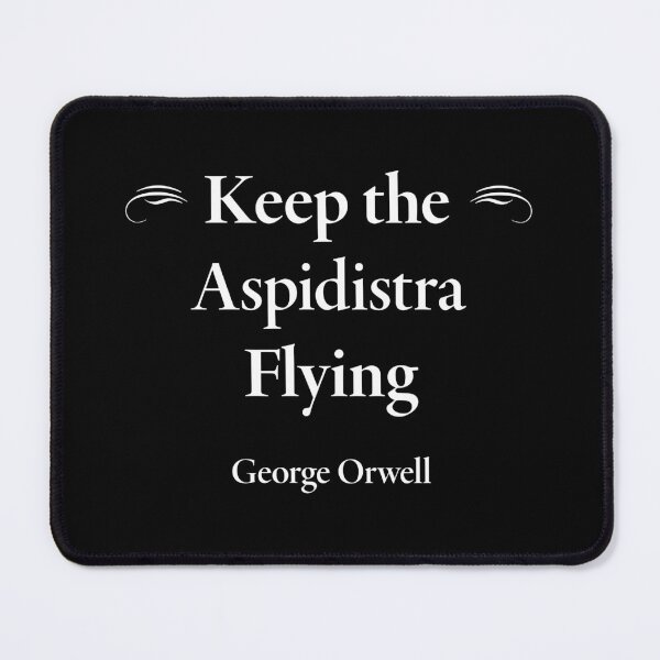 Item preview, George Orwell, Keep the Aspidistra Flying, Classic Literature designed and sold by CharlottePlaceArt.