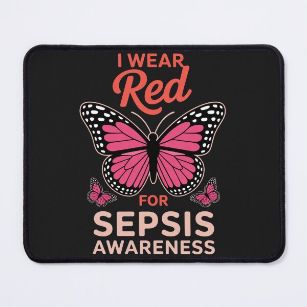 Item preview, I Wear Red For Sepsis Awareness Sepsis Survivor designed and sold by ConceptualVibes.